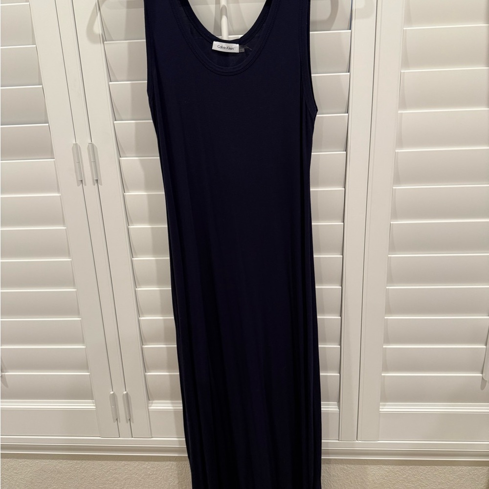 Calvin Klein Navy Maxi Dress